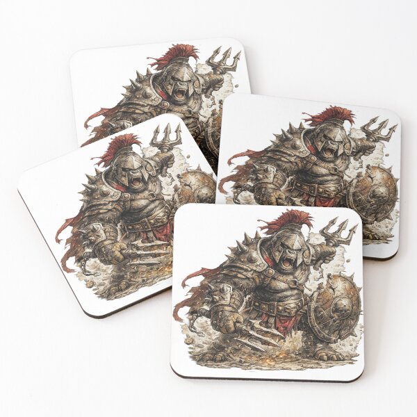Item preview, Brutal Gorilla Gladiator Warrior – Hand Drawn Colored Pencil Sticker Illustration designed and sold by Felixuss.