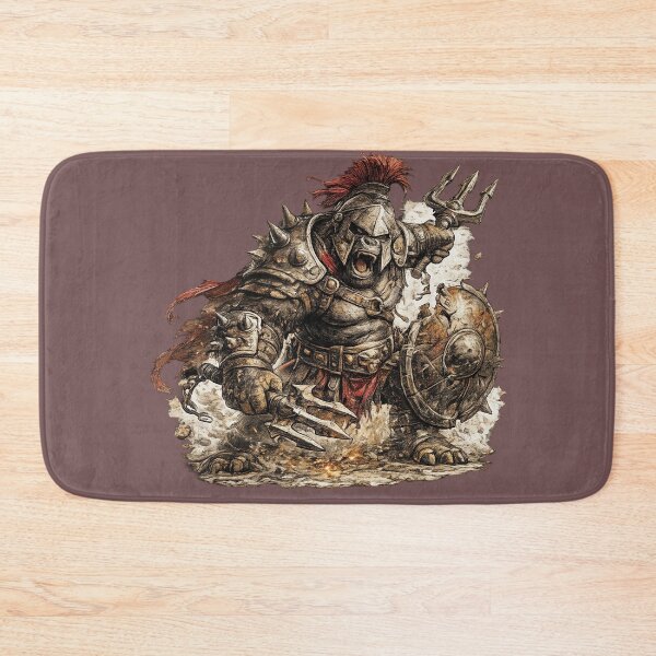 Item preview, Brutal Gorilla Gladiator Warrior – Hand Drawn Colored Pencil Sticker Illustration designed and sold by Felixuss.