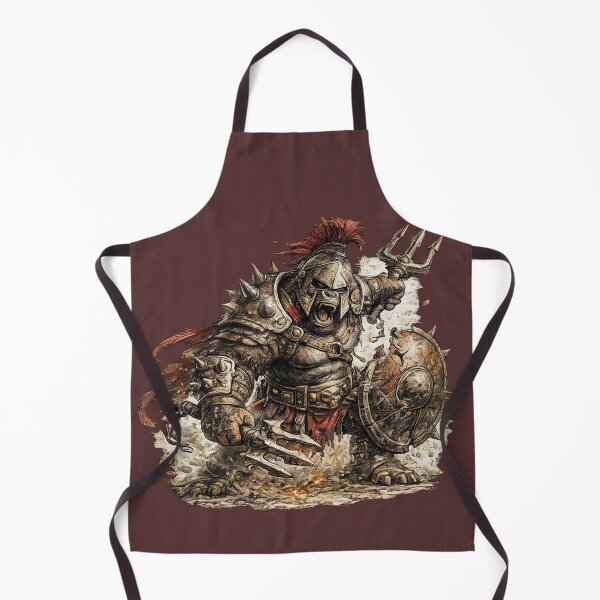 Item preview, Brutal Gorilla Gladiator Warrior – Hand Drawn Colored Pencil Sticker Illustration designed and sold by Felixuss.
