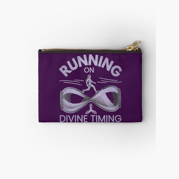 Item preview, Running on Divine Timing Christian Running Shirt – Hourglass Runner Lavender Design designed and sold by jteart.
