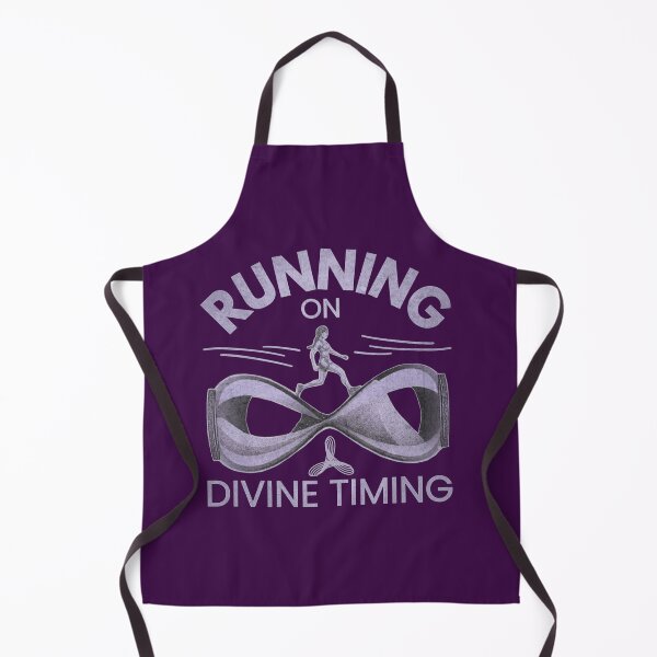 Item preview, Running on Divine Timing Christian Running Shirt – Hourglass Runner Lavender Design designed and sold by jteart.