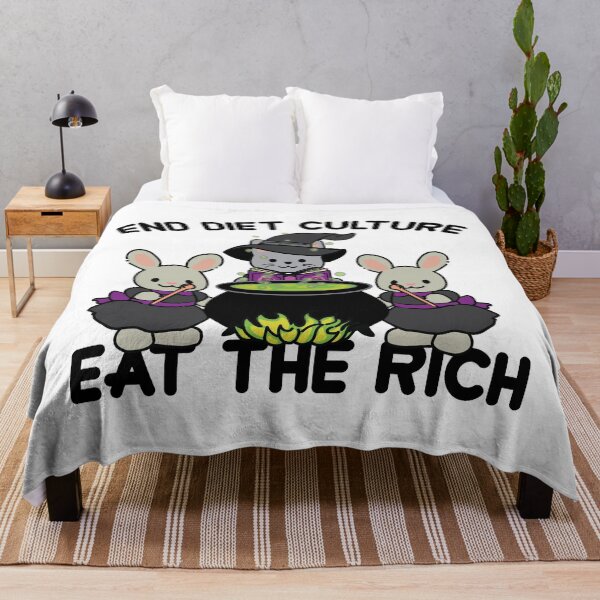 Item preview, END DIET CULTURE EAT THE RICH (KAWAII) designed and sold by remerasnerdas.