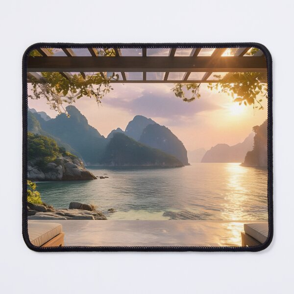 Item preview, Tropical Sunset Escape — Serene Coastal Paradise designed and sold by SarahRoseZenaun.