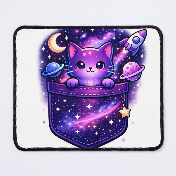 Item preview, Cosmic Kitten in the Pocket designed and sold by PapitaPelona.