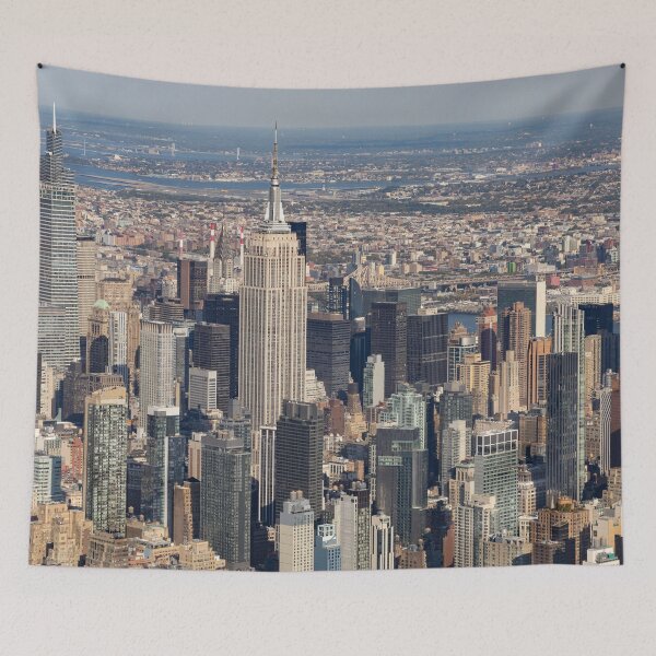 Item preview, Empire State Building Aerial View designed and sold by SchelzHorizons.