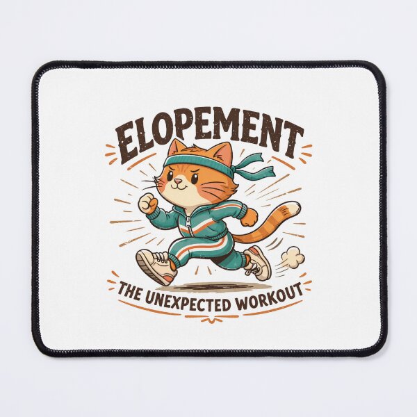 Item preview, Elopement The Unexpected Workout Funny Autism Elopement Cat designed and sold by faridman.