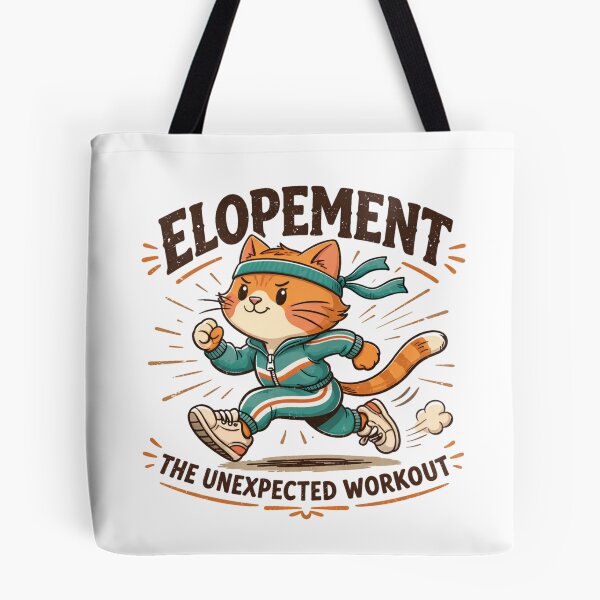 Item preview, Elopement The Unexpected Workout Funny Autism Elopement Cat designed and sold by faridman.