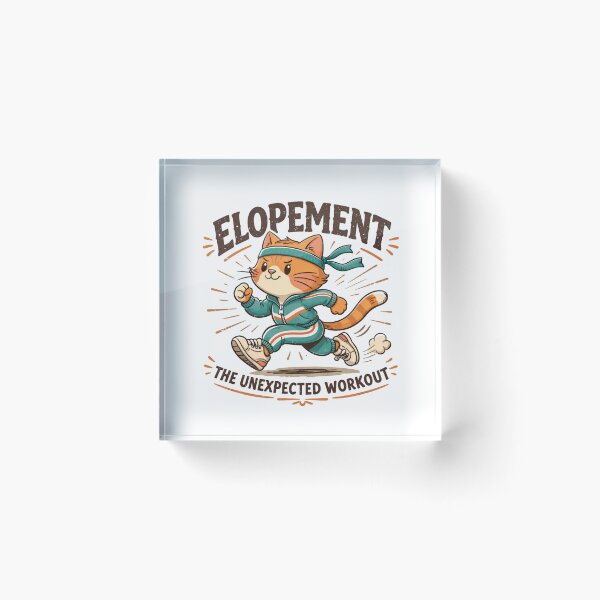Item preview, Elopement The Unexpected Workout Funny Autism Elopement Cat designed and sold by faridman.