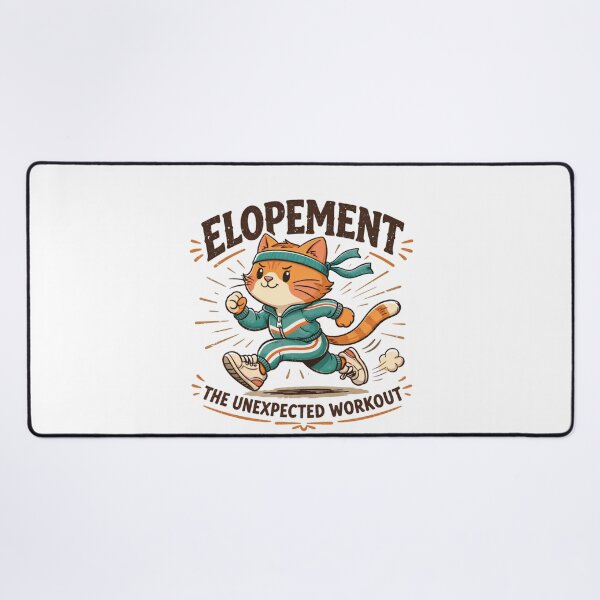 Item preview, Elopement The Unexpected Workout Funny Autism Elopement Cat designed and sold by faridman.