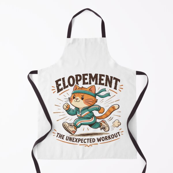 Item preview, Elopement The Unexpected Workout Funny Autism Elopement Cat designed and sold by faridman.