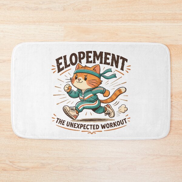 Item preview, Elopement The Unexpected Workout Funny Autism Elopement Cat designed and sold by faridman.