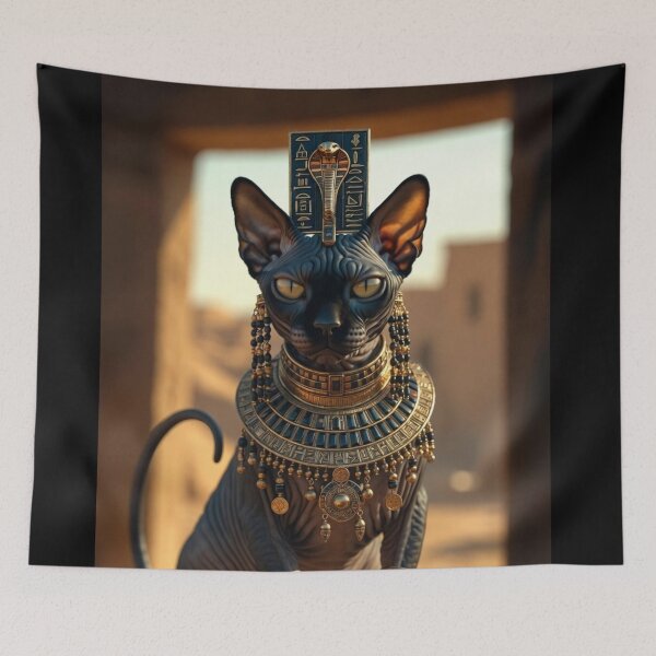 Item preview, The Pharaoh’s Sphynx Guardian 1 designed and sold by MakarenaCreate.