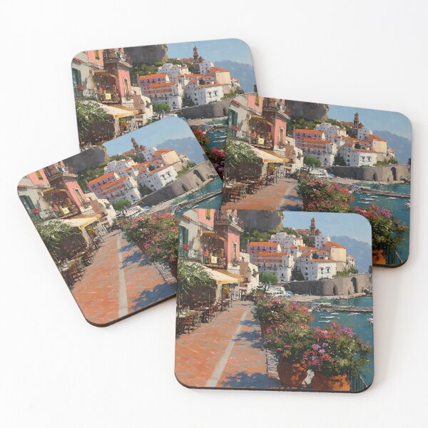Item preview, Sorrento Coastal Walk with Flowers and Sea View designed and sold by daila70.