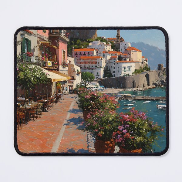 Item preview, Sorrento Coastal Walk with Flowers and Sea View designed and sold by daila70.