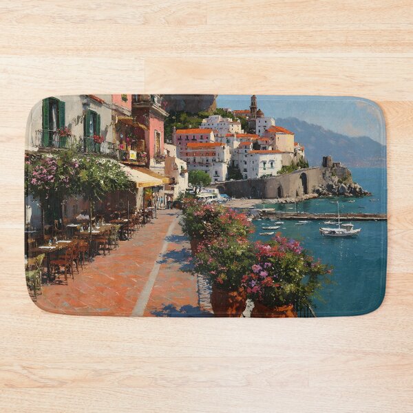 Item preview, Sorrento Coastal Walk with Flowers and Sea View designed and sold by daila70.
