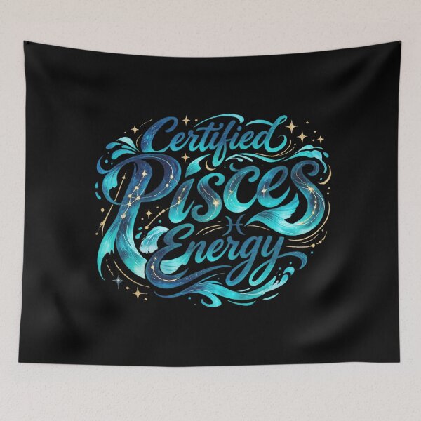 Item preview, Certified Pisces Energy – Zodiac Astrology designed and sold by SidTastic .
