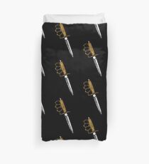 World War 1 Trench Knife Alone Duvet Cover