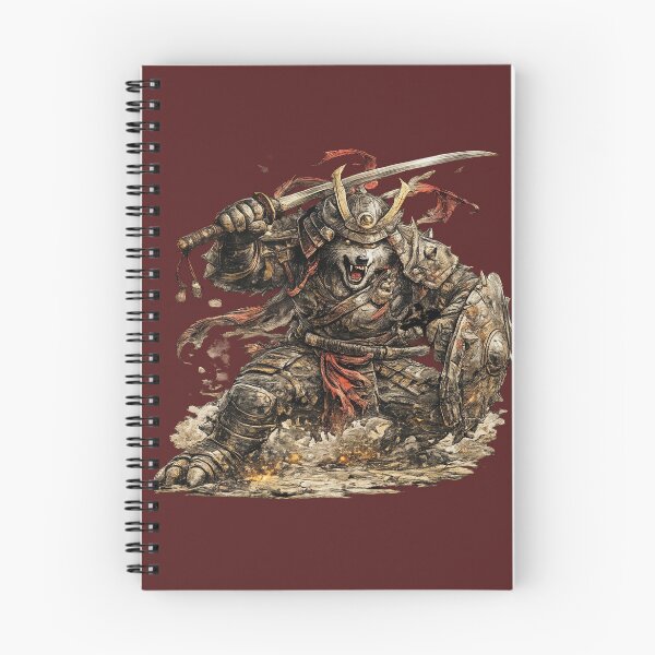 Item preview, Brutal Wolf Samurai – Hand Drawn Colored Pencil Sticker Illustration designed and sold by Felixuss.