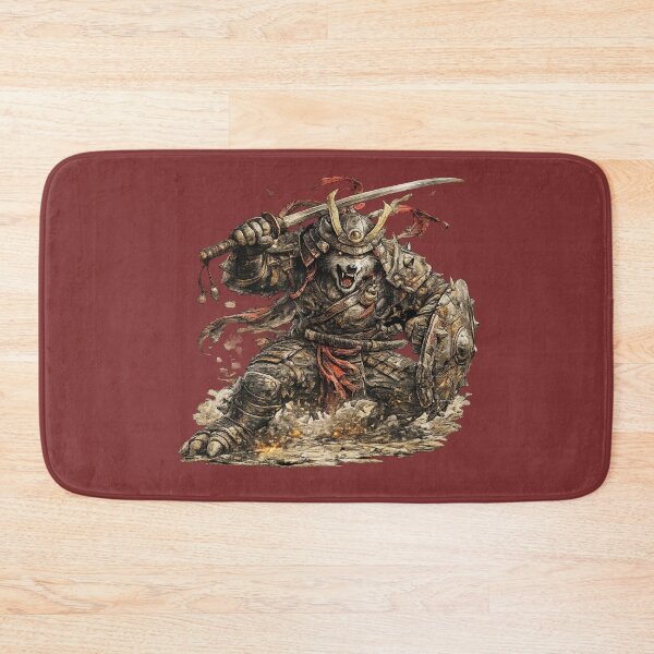 Item preview, Brutal Wolf Samurai – Hand Drawn Colored Pencil Sticker Illustration designed and sold by Felixuss.