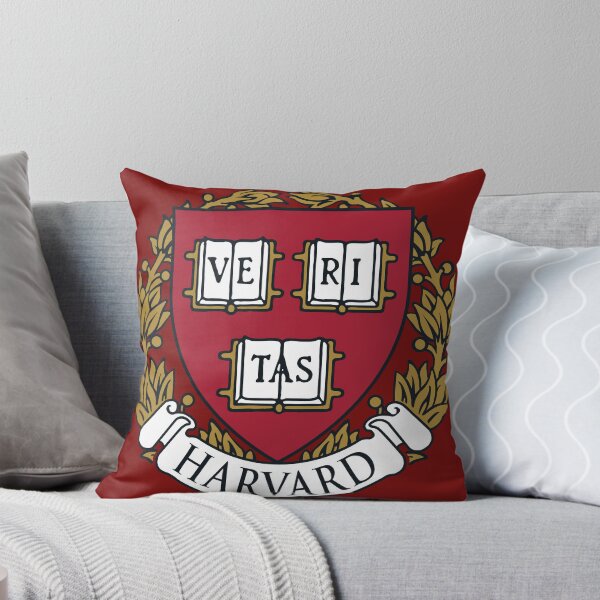 Harvard University Bundle Ready to School Throw Pillow