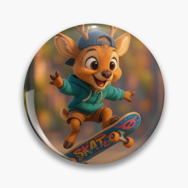 Item preview, Roe Deer Skater designed and sold by Sillytoe.