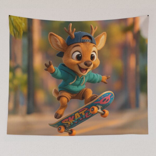 Item preview, Roe Deer Skater designed and sold by Sillytoe.