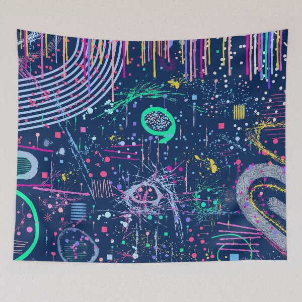 Item preview, Maximalist Abstract Painting: Bold Explorer designed and sold by DanielleGensler.