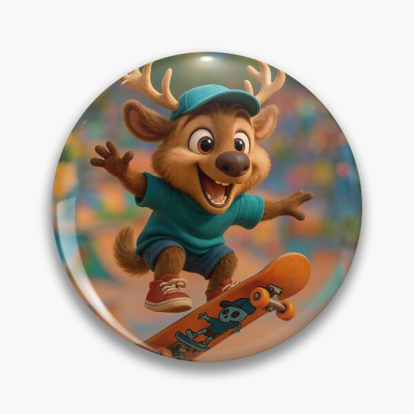 Item preview, Roosevelt Elk Skater designed and sold by Sillytoe.