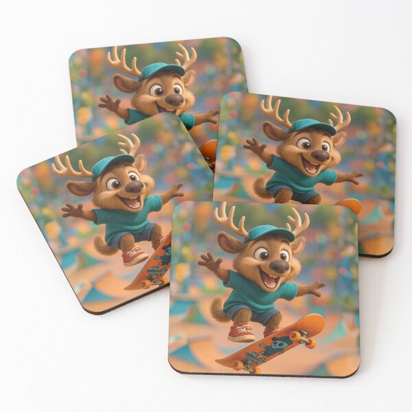Item preview, Roosevelt Elk Skater designed and sold by Sillytoe.