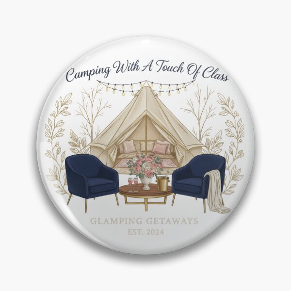 Item preview, Camping With A Touch Of Class designed and sold by BeastandBanshiLLC.