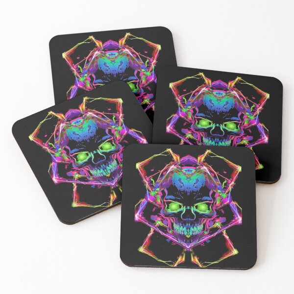 Item preview, Electric Skull with neon  designed and sold by Jessica Klingberg.