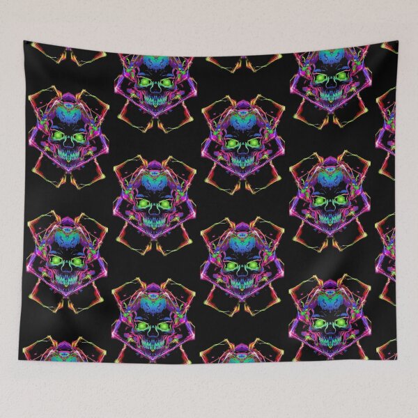 Item preview, Electric Skull with neon  designed and sold by Jessica Klingberg.