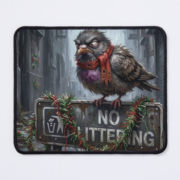 Item preview, Grumpy Pigeon’s Holiday Humbug | Sarcastic British Urban Wildlife designed and sold by Englandbear.