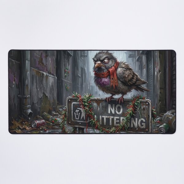 Item preview, Grumpy Pigeon’s Holiday Humbug | Sarcastic British Urban Wildlife designed and sold by Englandbear.