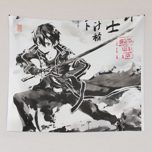 Item preview, Kirito Sumi-e designed and sold by AnimeArsenalPrints.
