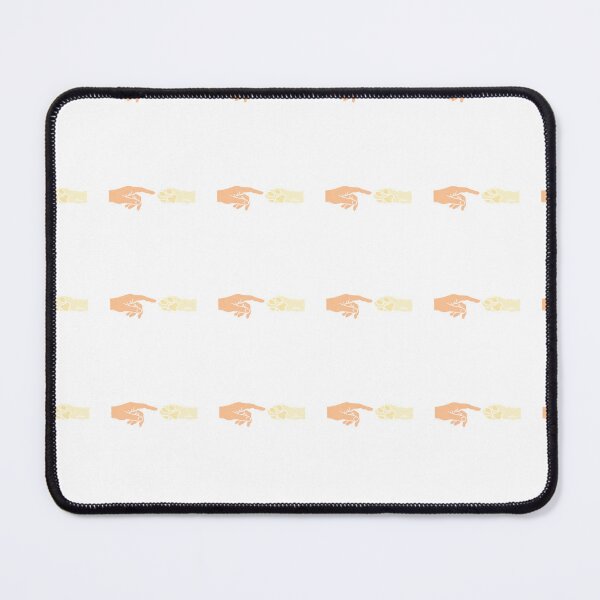 Item preview, The First Hello - Minimalist Hand and Paw Connection designed and sold by TailTraceDesign.