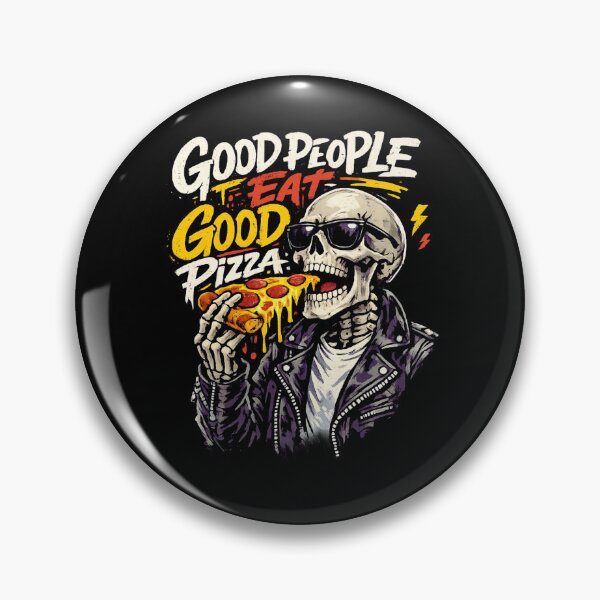 Item preview, Good People Eat Good Pizza designed and sold by LuveraxArt.