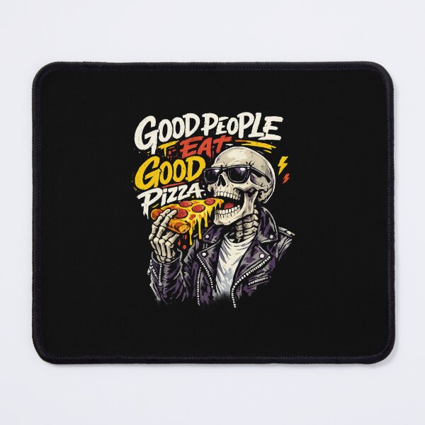 Item preview, Good People Eat Good Pizza designed and sold by LuveraxArt.
