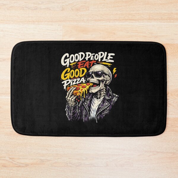 Item preview, Good People Eat Good Pizza designed and sold by LuveraxArt.