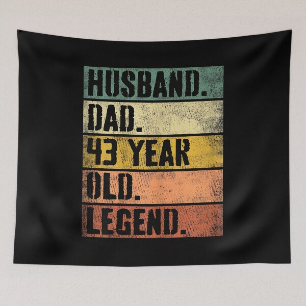 Item preview, Husband Dad 43 Year Old Legend 43rd Birthday Father's Day designed and sold by Goleon12.
