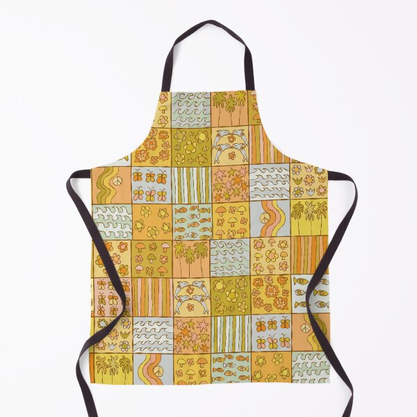 Item preview, Retro quilt of beach love and sunshine by surfy birdy designed and sold by surfybirdy.