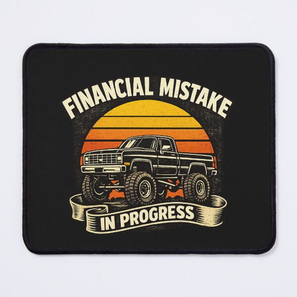 Item preview, Pickup Truck Financial Mistake in Progress Car Lovers designed and sold by faridman.