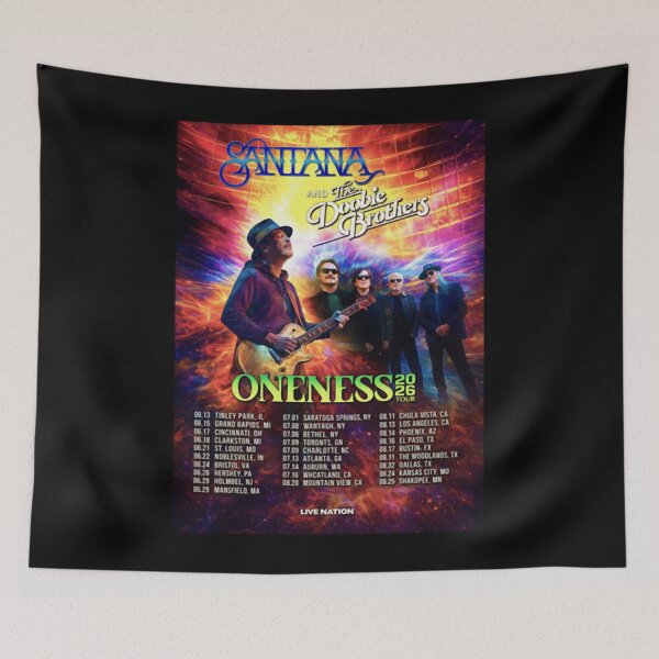 Item preview, Santana And The Doobie Brothers The Oneness Tour 2026 T-Shirt designed and sold by TristinFay.