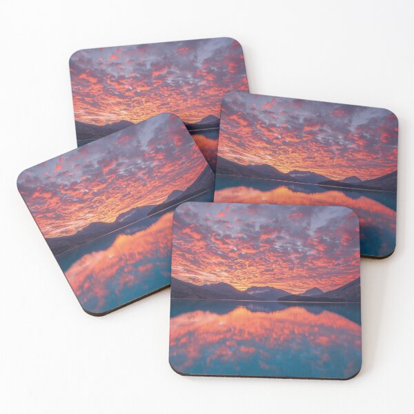 Item preview, Golden Sunset Over the Mountains – Serene Nature Landscape designed and sold by MerlinWear.