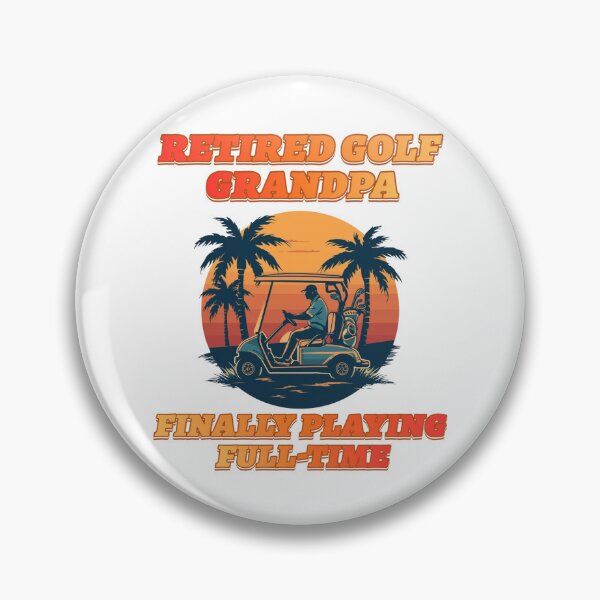 Item preview, Retired Golf Grandpa 2026 Finally Playing Full-Time T-Shirt designed and sold by TwistedComicLab.