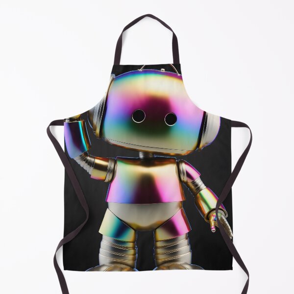 Item preview, Cute Design Robot with Iridescent Surface - Modern and Playful Style Digital Art designed and sold by Hipatye26.