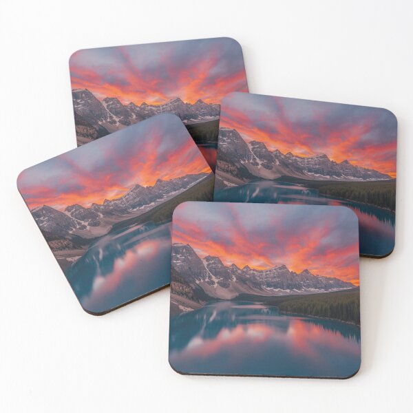 Item preview, Crimson Sky Sunset – Red Cloud Landscape Aesthetic designed and sold by MerlinWear.