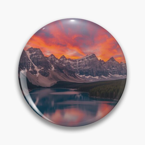 Item preview, Crimson Sky Sunset – Red Cloud Landscape Aesthetic designed and sold by MerlinWear.
