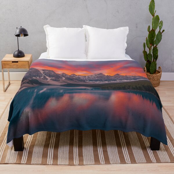 Item preview, Crimson Sky Sunset – Red Cloud Landscape Aesthetic designed and sold by MerlinWear.