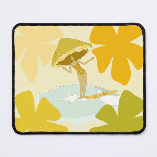 Item preview, Mushy lady surf retro art by surfy birdy designed and sold by surfybirdy.